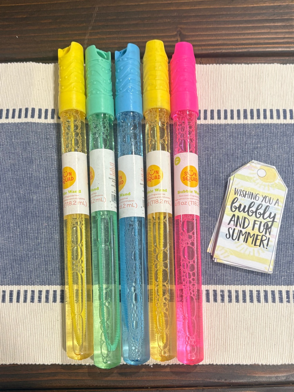 ⭐️ 5 Bubble Wands Summer Gift  Party Favor